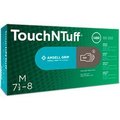 Ansell TouchNTuff 93-250, Nitrile Disposable Gloves, 5.1 mil Palm, Nitrile, Powder-Free, M, Dark Grey 93250080